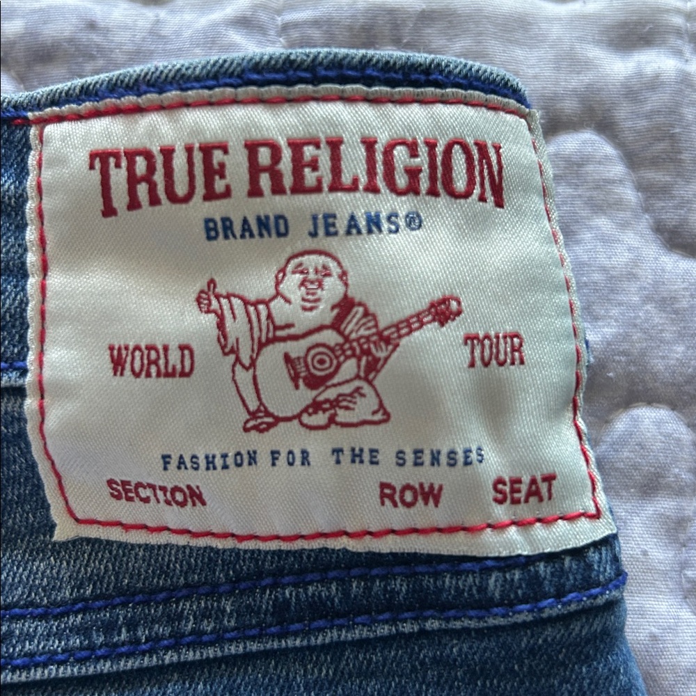 True Religion Denim with Red Stitching